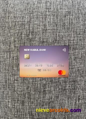 Afghanistan New Kabul Bank mastercard photolook